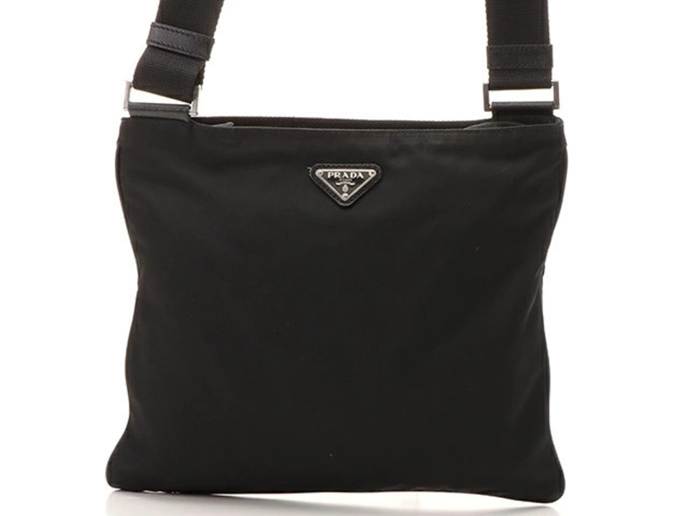 Prada Tessuto Shoulder Bag Black